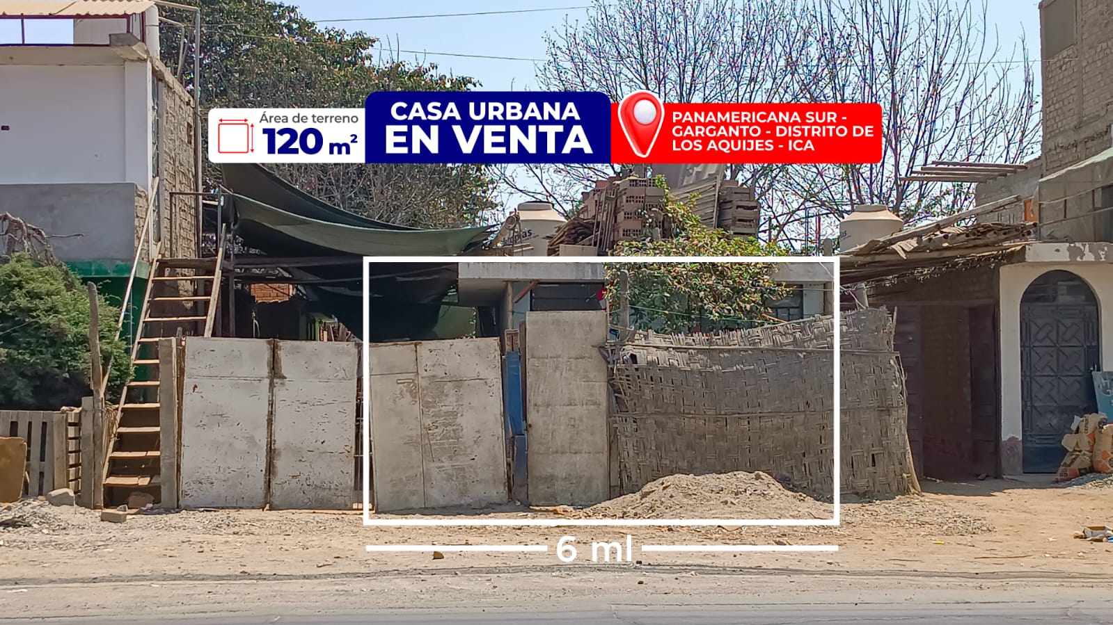 Venta De Terreno En Panamericana Sur Distrito De Los Aquijes