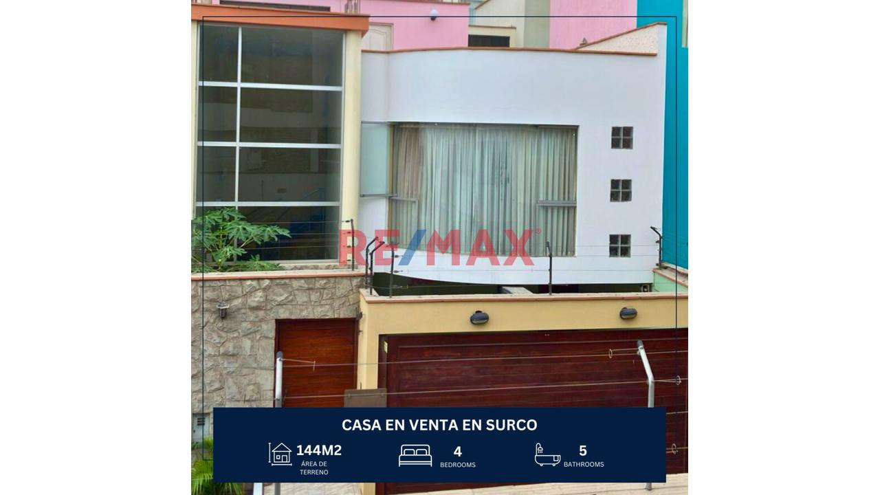 Venta De Casa En Surco